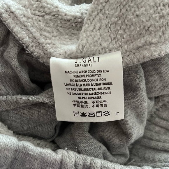 Brandy Melville, John galt Rosa sweatpants, light gray - Picture 7 of 7